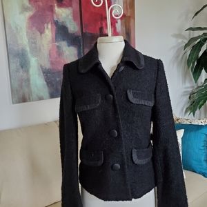 NWT Madison Studio Fitted Boucle Jacket